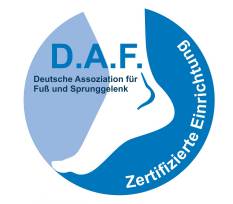 Orthopedic hospital Gelenk-Klinik is certified as Foot and Ankle Surgery Centre (ZFS)