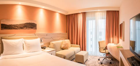 The Hampton by Hilton Hotel is ideal when coming for consulting while your family strolls through town. The Hampton by Hilton Hotel is ideal when coming for consulting while your family strolls through town.